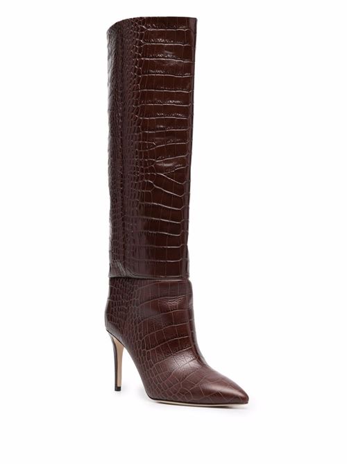 Leather boots PARIS TEXAS | PX548XCOCOCIOCCOLATO